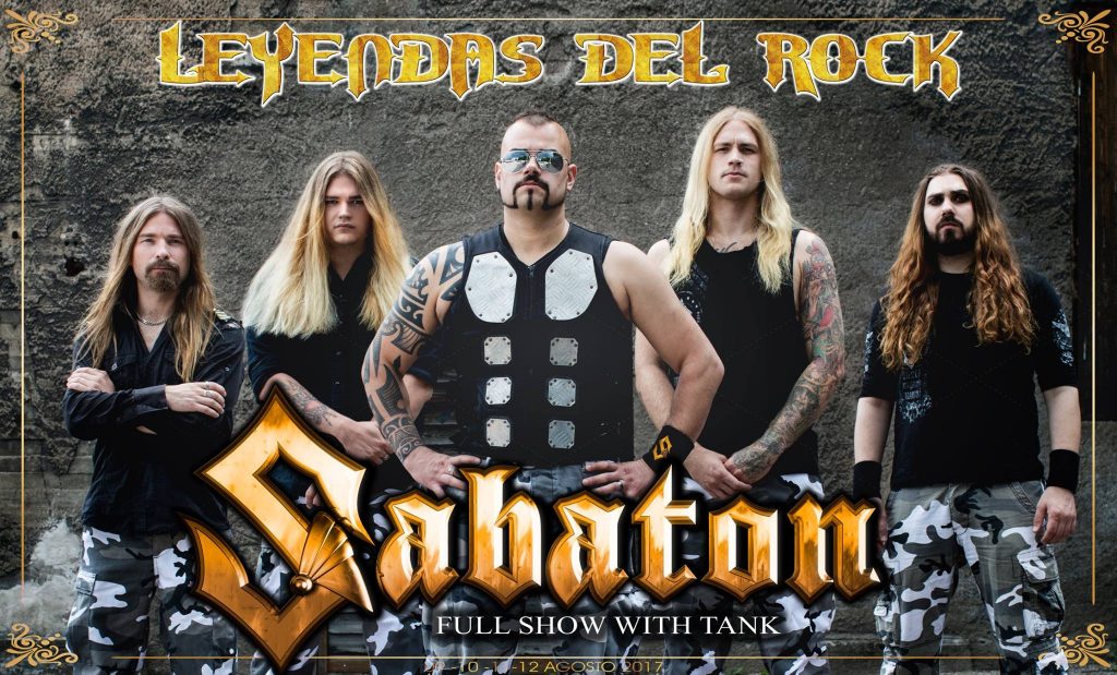 Sabaton Leyendas del Rock