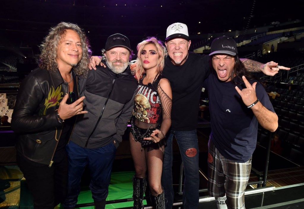metallica lady gaga grammys