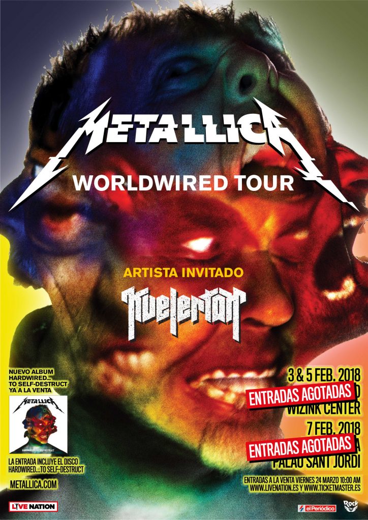 fechas metallica españa
