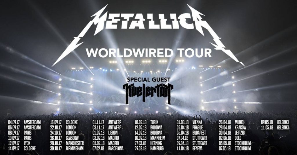 metallica worldwired tour